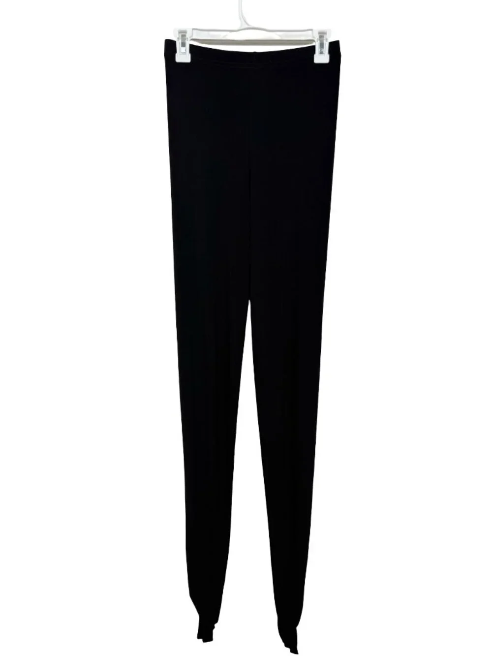 Abi Ferrin Ruched Leggings Womens Large Black High Waist Stretch Elastic